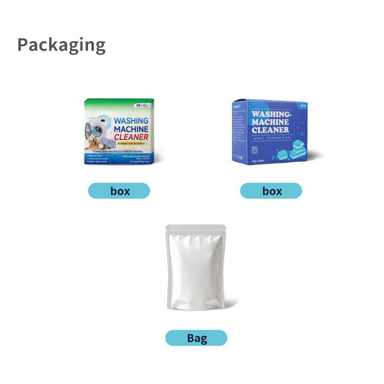 Solid Eco-friendly Washing Machine Cleaner Detergent Tablets