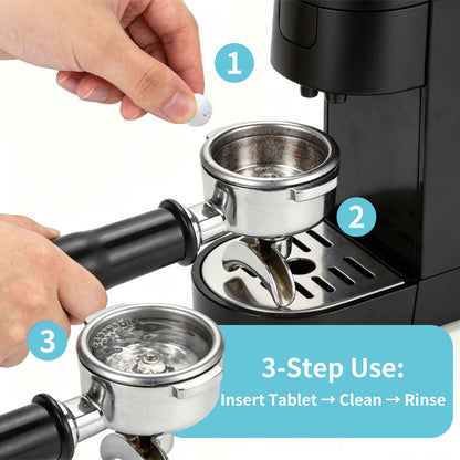 Espresso Coffee Machine Cleaning Tablets