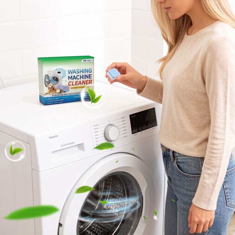 Solid Eco-friendly Washing Machine Cleaner Detergent Tablets
