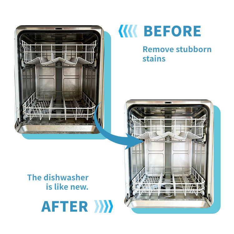 Dishwasher Descaler Eco-Friendly Cleaner Tablets Removes Limescale