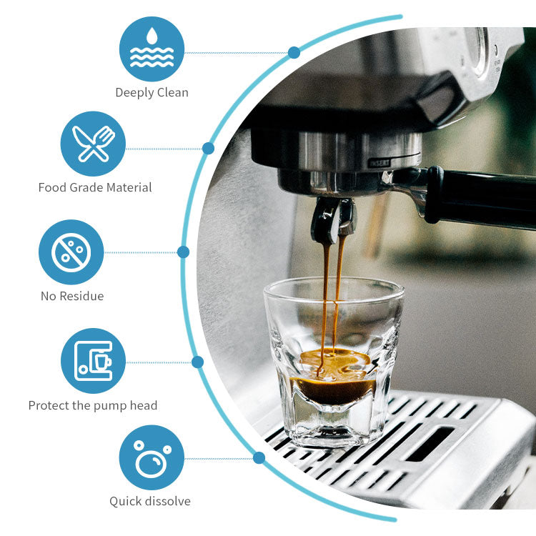 Espresso Coffee Machine Cleaning Tablets