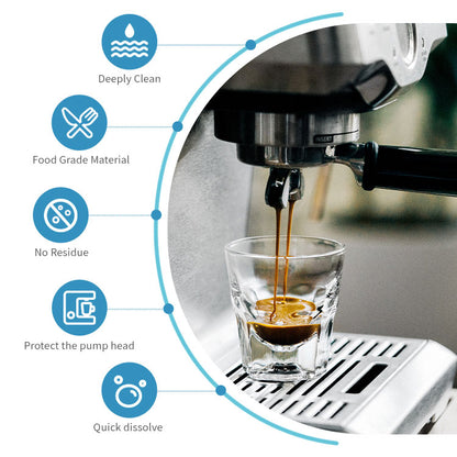 Espresso Coffee Machine Cleaning Tablets