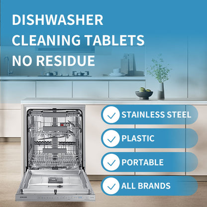 Dishwasher Descaler Eco-Friendly Cleaner Tablets Removes Limescale