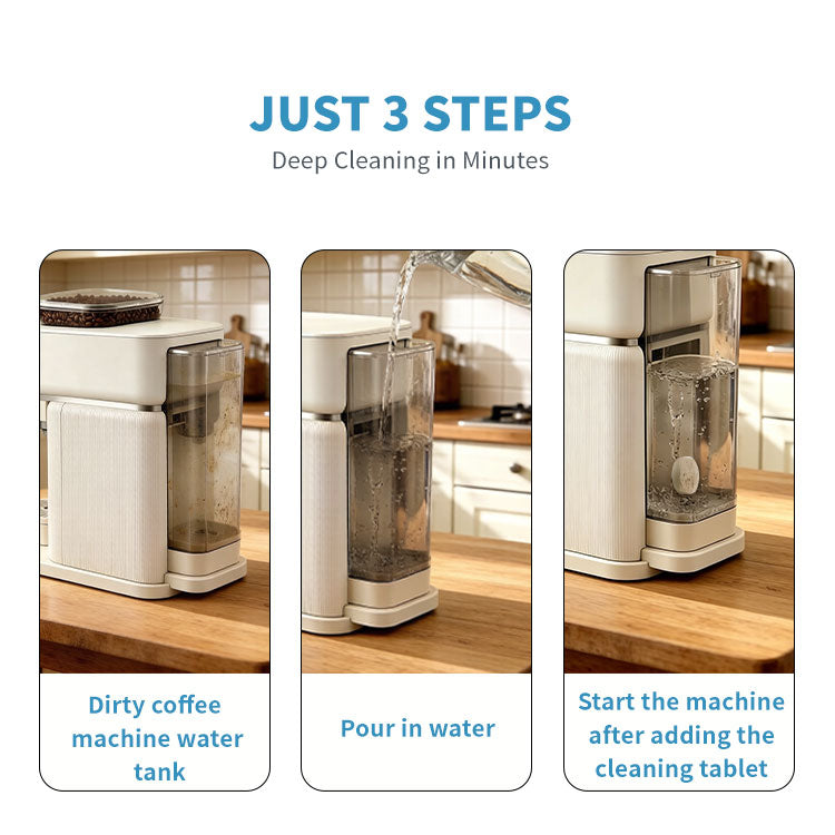 Coffee Machine Water Tank Limescale Cleaning Tablets