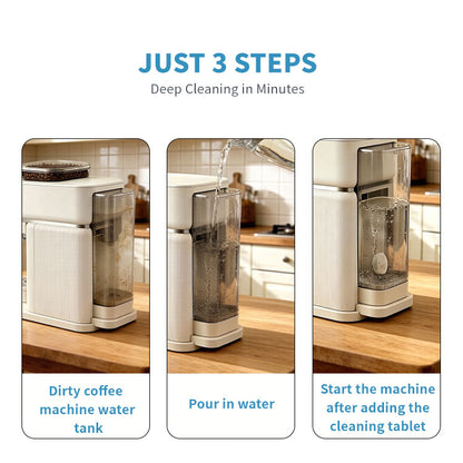 Coffee Machine Water Tank Limescale Cleaning Tablets