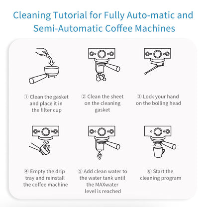 Espresso Coffee Machine Cleaning Tablets