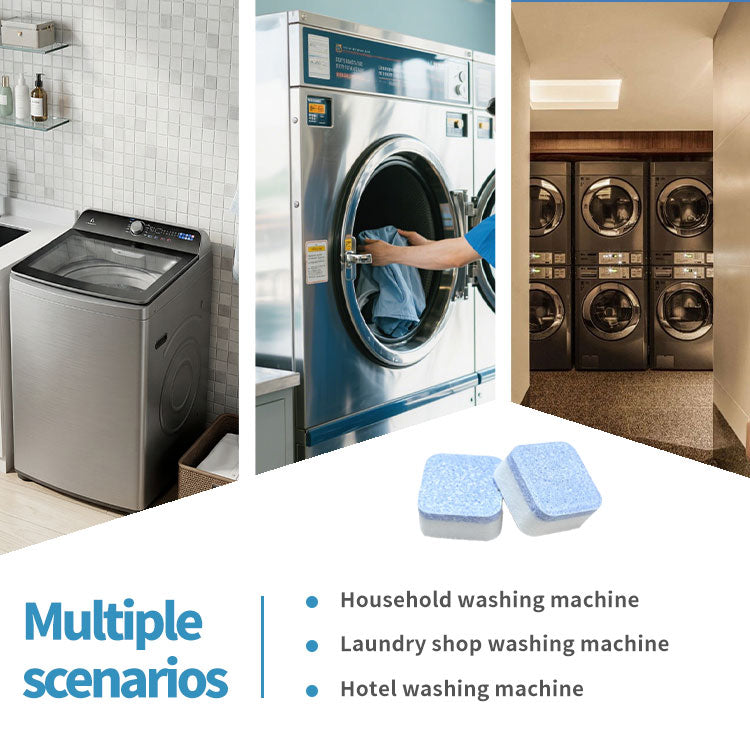 Solid Eco-friendly Washing Machine Cleaner Detergent Tablets