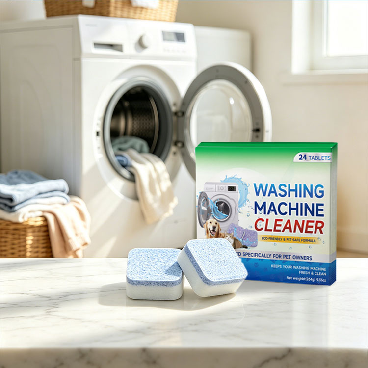 Solid Eco-friendly Washing Machine Cleaner Detergent Tablets